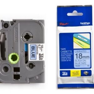 PTOUCH    Band, laminiert   schwarz/blau TZe-541   PT-2450DX                18 mm