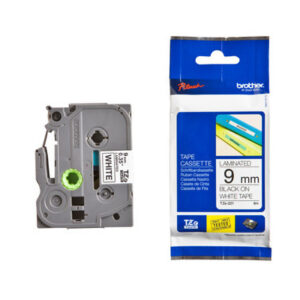 PTOUCH    Band,nicht lam.  schwarz/weiss TZe-N221  PT-300                    9 mm