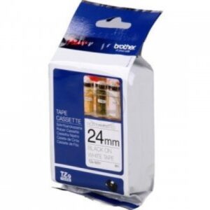 PTOUCH    Band,nicht lam.  schwarz/weiss TZe-N251  PT-300                   24 mm
