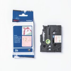 PTOUCH    Textilbandkassette   gold/pink TZe-RE34  PT-DV600VP               12 mm