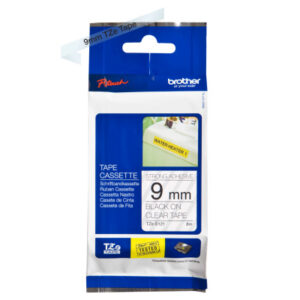 PTOUCH    Band, strong/adh. schwarz/klar TZe-S121  PT-300                    9 mm