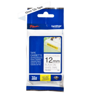 PTOUCH    Band, strong/adh.schwarz/weiss TZe-S231  PT-300                   12 mm