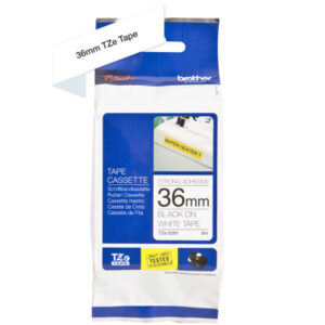 PTOUCH    Band, strong/adh.schwarz/weiss TZe-S261  PT-300                   36 mm