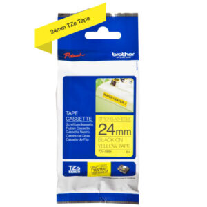 PTOUCH    Band, strong/adh. schwarz/gelb TZe-S651  PT-300                   24 mm