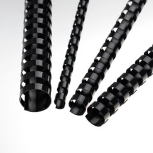 RENZ      Plastikbinderücken 19mm     A4 17190121  schwarz, 21 Ringe     50 Stück