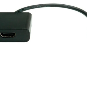 VALUE     USB-C 3.1 - HDMI Adapter 12.99.321 Black,  ST/BU, 2160p,     10cm