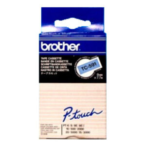 PTOUCH    Band, laminiert   schwarz/blau TC-591    PT-3000                   9 mm