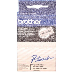 PTOUCH    Band, lam.   schwarz/klar-matt TC-M91    PT-3000                   9 mm