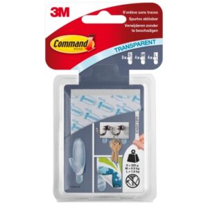 3M        Command Strips 17200CLN  transparent           16 Stück