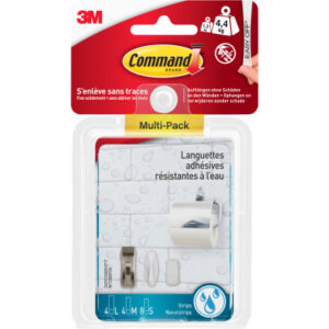 3M        Command Strips wasserfest W17200    ass.                  16 Stück