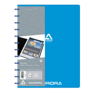 ADOC      Sichtbuch Standard          A4 5822.400  blau                20 Taschen