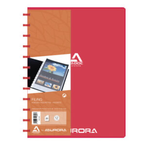 ADOC      Sichtbuch Standard          A4 5822.600  rot                 20 Taschen