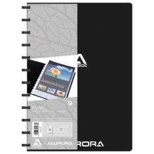 ADOC      Sichtbuch L-Bind-Ex         A4 5825.700  schwarz             20 Taschen