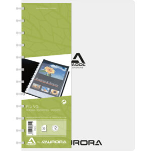 ADOC      Sichtbuch Standard          A4 5832.110  transparent         30 Taschen