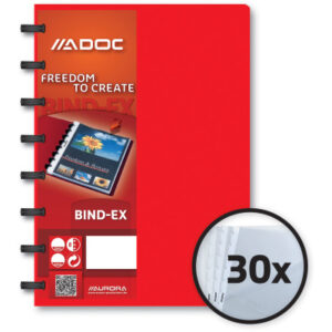 ADOC      Sichtbuch Standard          A5 5835.600  rot                 30 Taschen