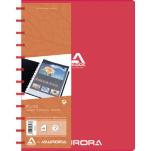 ADOC      Sichtbuch Standard          A4 5842.600  rot                 40 Taschen