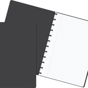ADOC      Notizheft                   A4 6099.740  kariert                schwarz