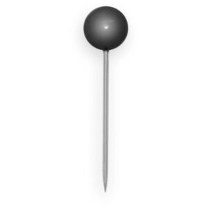 ALCO      Landkartennadel         5x16mm 611       schwarz              100 Stück