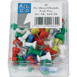 ALCO      Pinwand-Nadeln 662-15    blau                  40 Stück