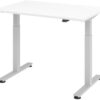APOLLO    Bürotisch ONE         140x67cm VXMST614  weiss/silber, elektrisch