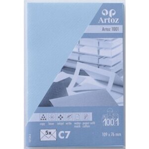 ARTOZ     Couverts 1001               C7 107134184 100g, pastellblau      5 Stück