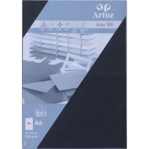 ARTOZ     Karten 1001                 A6 107322262 220g, schwarz          5 Blatt