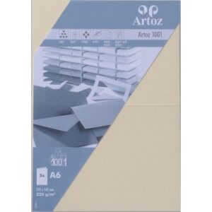 ARTOZ     Karten 1001                 A6 107322262 220g, chamois          5 Blatt
