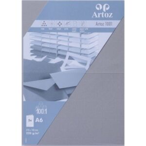 ARTOZ     Karten 1001                 A6 107322262 220g, graphit          5 Blatt