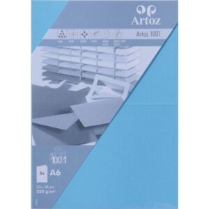 ARTOZ     Karten 1001                 A6 107322263 220g, azur             5 Blatt
