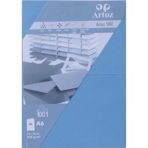 ARTOZ     Karten 1001                 A6 107322264 220g, marienblau       5 Blatt