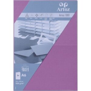 ARTOZ     Karten 1001                 A6 107322264 220g, holunder         5 Blatt