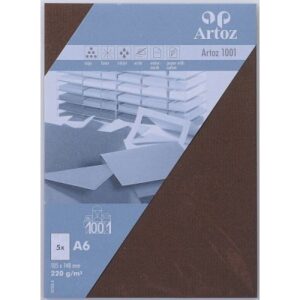 ARTOZ     Karten 1001                 A6 107326146 220g, braun            5 Blatt