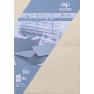 ARTOZ     Karten 1001                 B6 107362262 220g, chamois          5 Blatt
