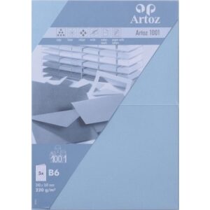 ARTOZ     Karten 1001                 B6 107362264 220g, pastellblau      5 Blatt