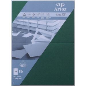 ARTOZ     Karten 1001                 E6 107372263 220g, racing green     5 Blatt