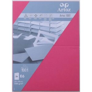 ARTOZ     Karten 1001                 E6 107372264 220g, fuchsia          5 Blatt