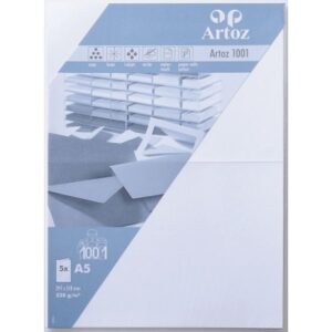 ARTOZ     Karten 1001                 A5 107392262 220g, blütenweiss      5 Blatt