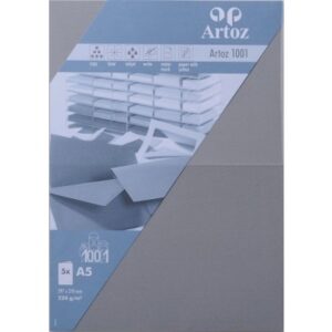 ARTOZ     Karten 1001                 A5 107392262 220g, graphit          5 Blatt