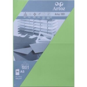 ARTOZ     Karten 1001                 A5 107392263 220g, birkengrün       5 Blatt