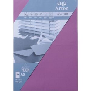 ARTOZ     Karten 1001                 A5 107392264 220g, holunder         5 Blatt