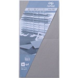 ARTOZ     Karten 1001          310x155mm 107452262 220g, graphit          5 Blatt