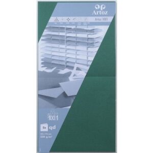 ARTOZ     Karten 1001          310x155mm 107452263 220g, racing green     5 Blatt