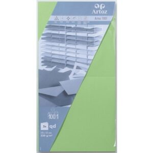 ARTOZ     Karten 1001          310x155mm 107452263 220g, birkengrün       5 Blatt