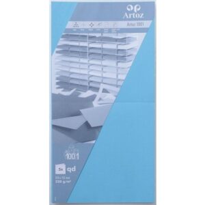 ARTOZ     Karten 1001          310x155mm 107452263 220g, azur             5 Blatt