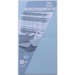 ARTOZ     Karten 1001          310x155mm 107452264 220g, pastellblau      5 Blatt