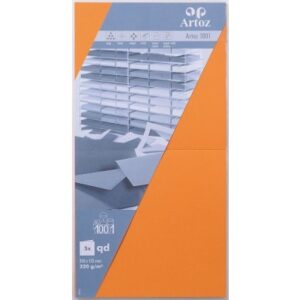 ARTOZ     Karten 1001          310x155mm 107452265 220g, orange           5 Blatt