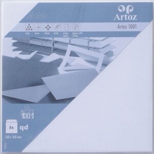 ARTOZ     Couverts 1001        160x160mm 107454182 100g, blütenweiss      5 Stück