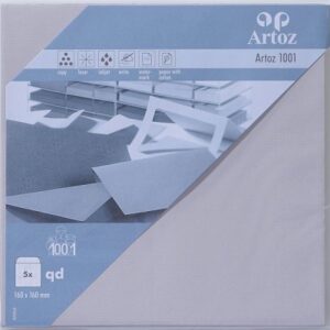 ARTOZ     Couverts 1001        160x160mm 107454182 100g, hellgrau         5 Stück