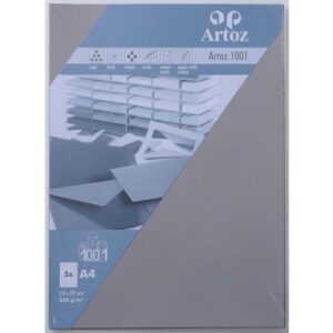 ARTOZ     Karten 1001                 A4 107696142 220g, graphit          5 Blatt