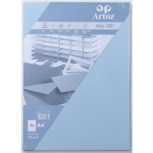 ARTOZ     Karten 1001                 A4 107696144 220g, pastellblau      5 Blatt